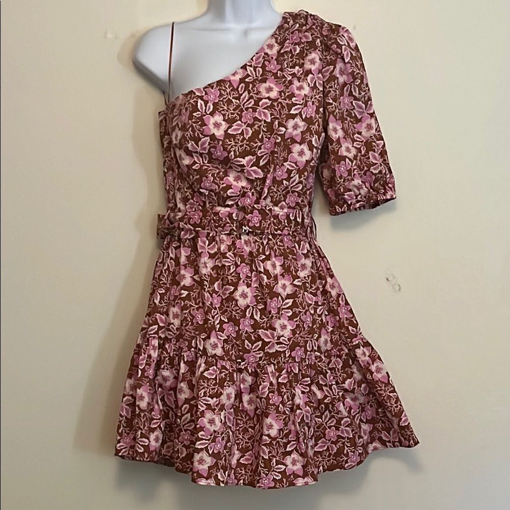 Jason Wu One Shoulder Puff Sleeve Sundress size medium